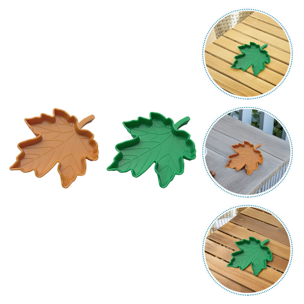 8Pcs Realistic Maple Leaf Rept - Water Dish Reptile recension och pris