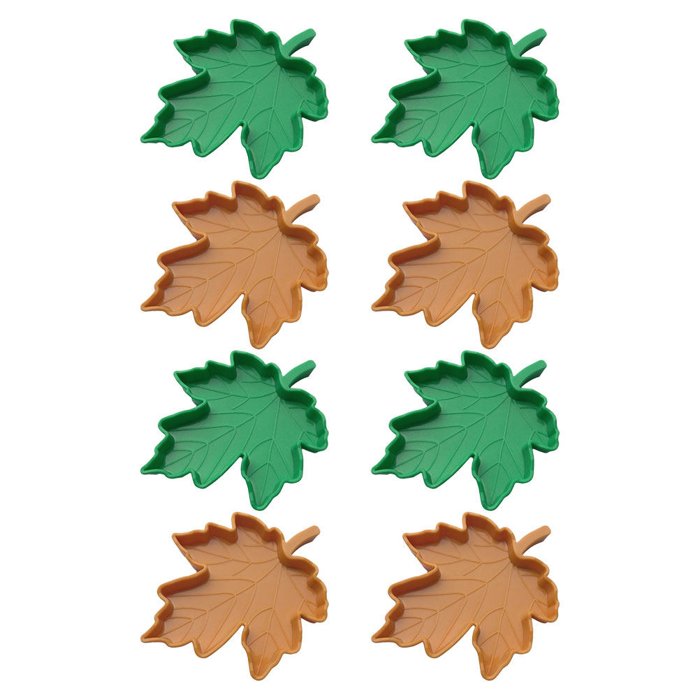 8Pcs Realistic Maple Leaf Rept - Water Dish Reptile recension och pris