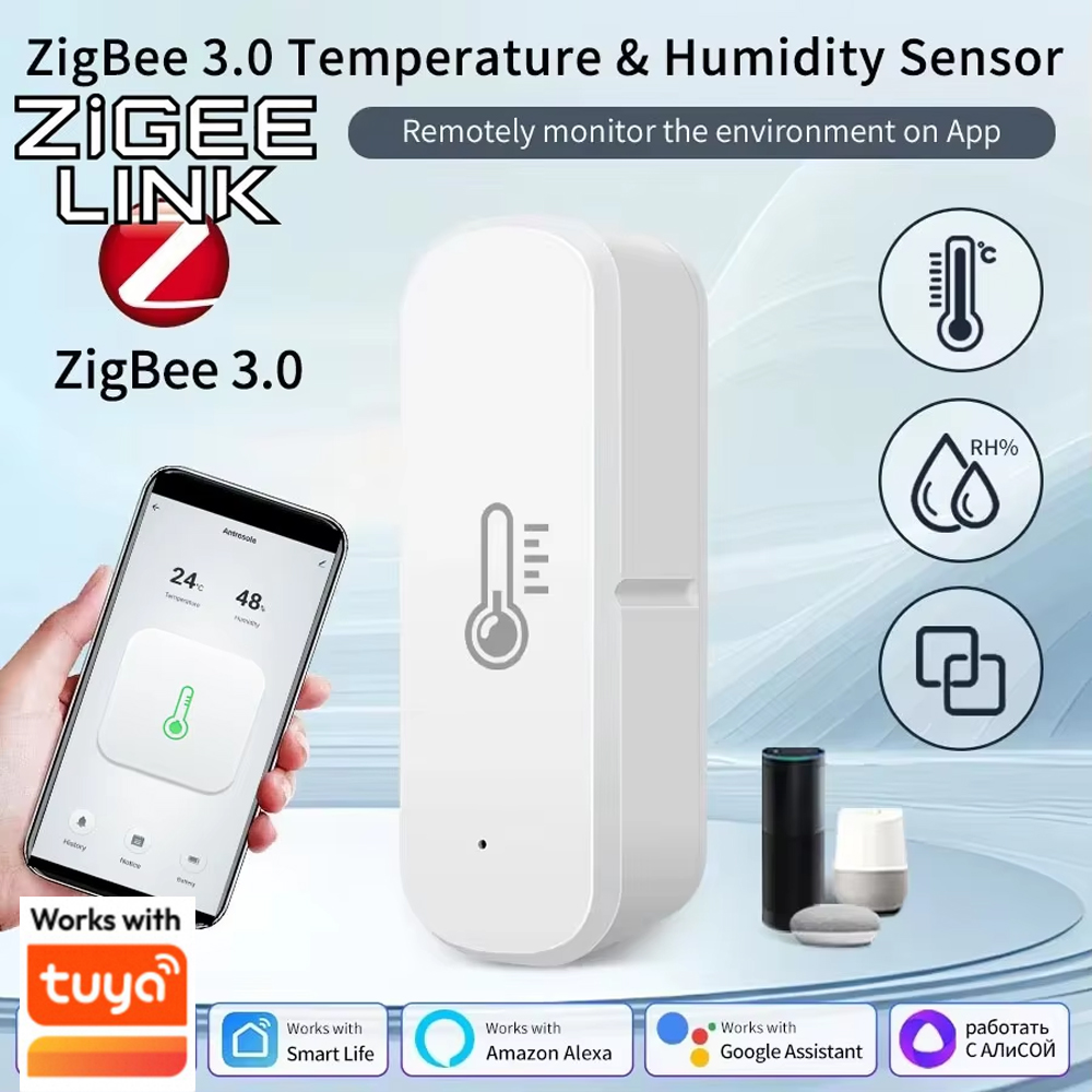 Smart Zigbee 3.0 Temperature H - Digital Hygrometer Probe recension och pris