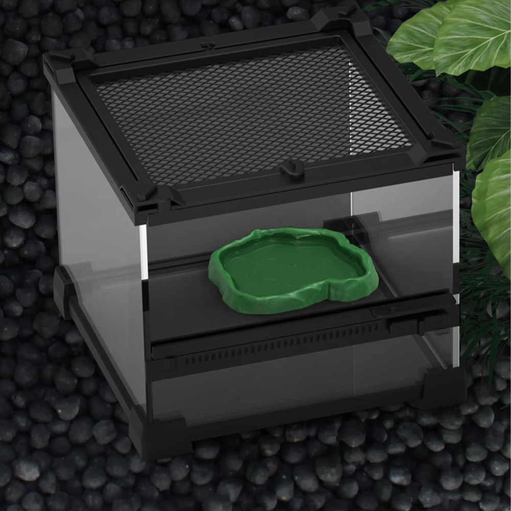 New ABS Resin Reptile Feeder B - Water Dish Reptile recension och pris