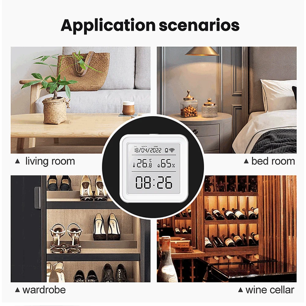 Tuya Zigbee WiFi Temperature H - Digital Hygrometer Probe recension och pris