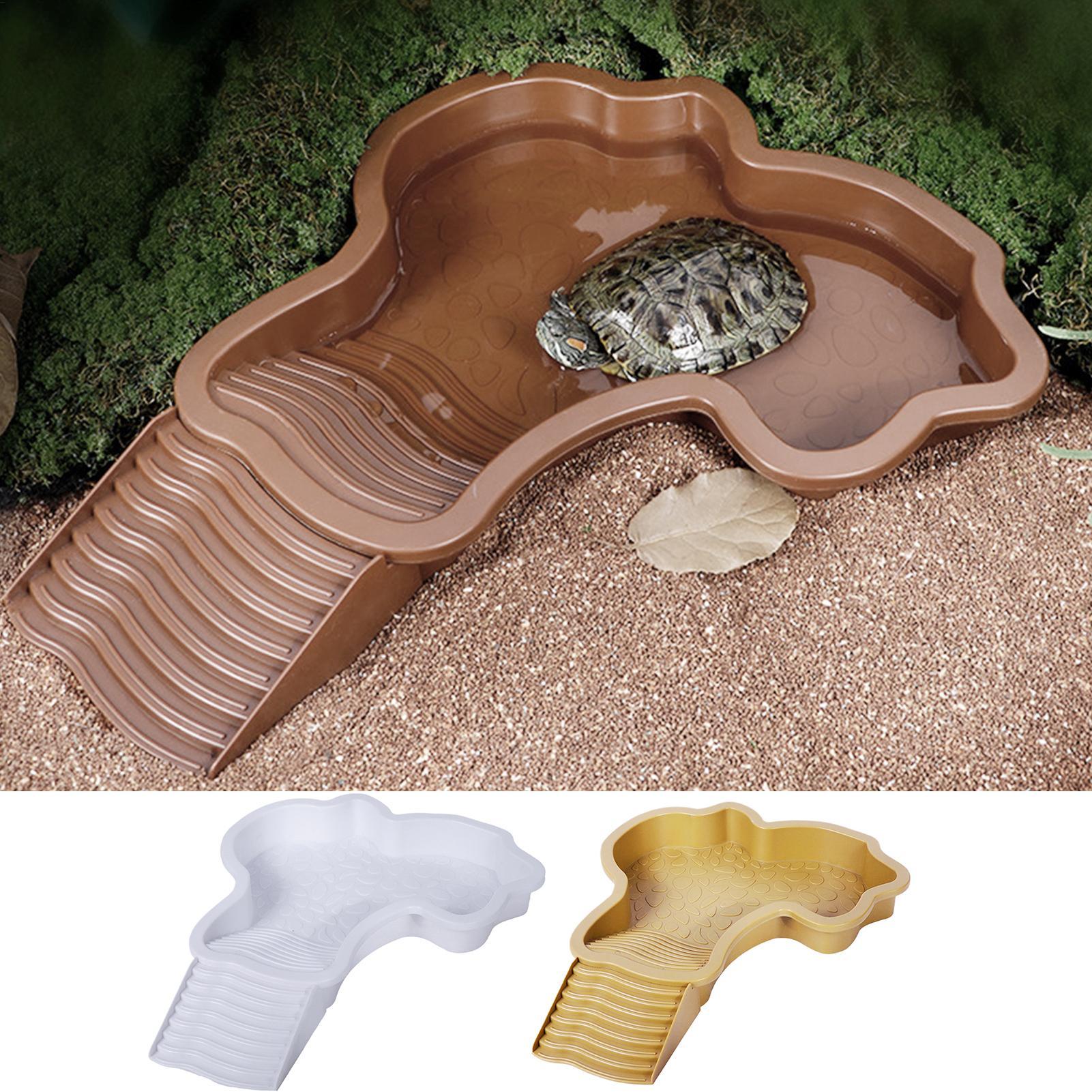 Reptile Bathing Pool with Ramp - Water Dish Reptile recension och pris