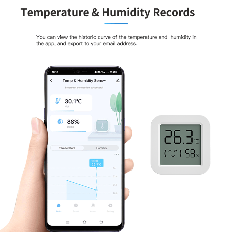 Tuya Temperature Humidity Sens - Digital Hygrometer Probe recension och pris