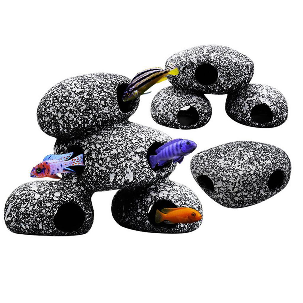 Aquarium Cave Fish Tank Hide O - Hide Cave Ceramic recension och pris