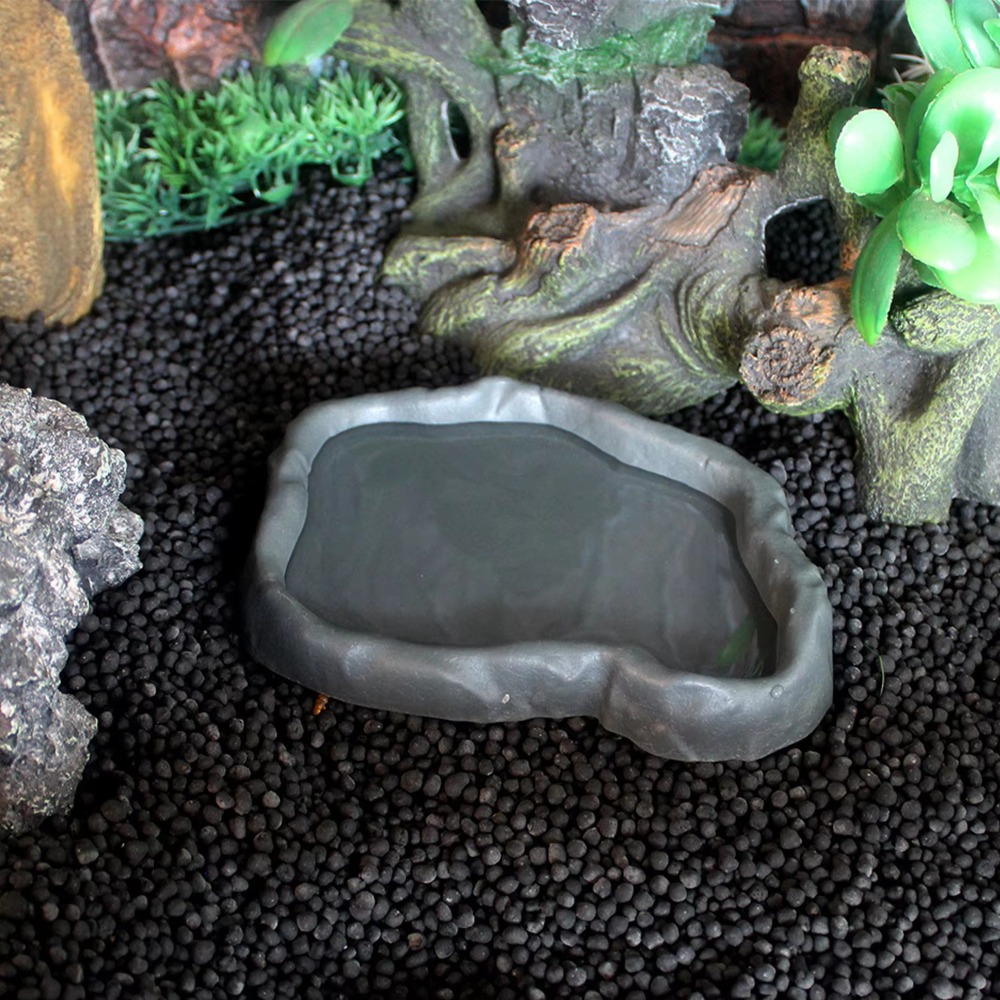 ABS Resin Reptile Feeder Bowl  - Water Dish Reptile recension och pris