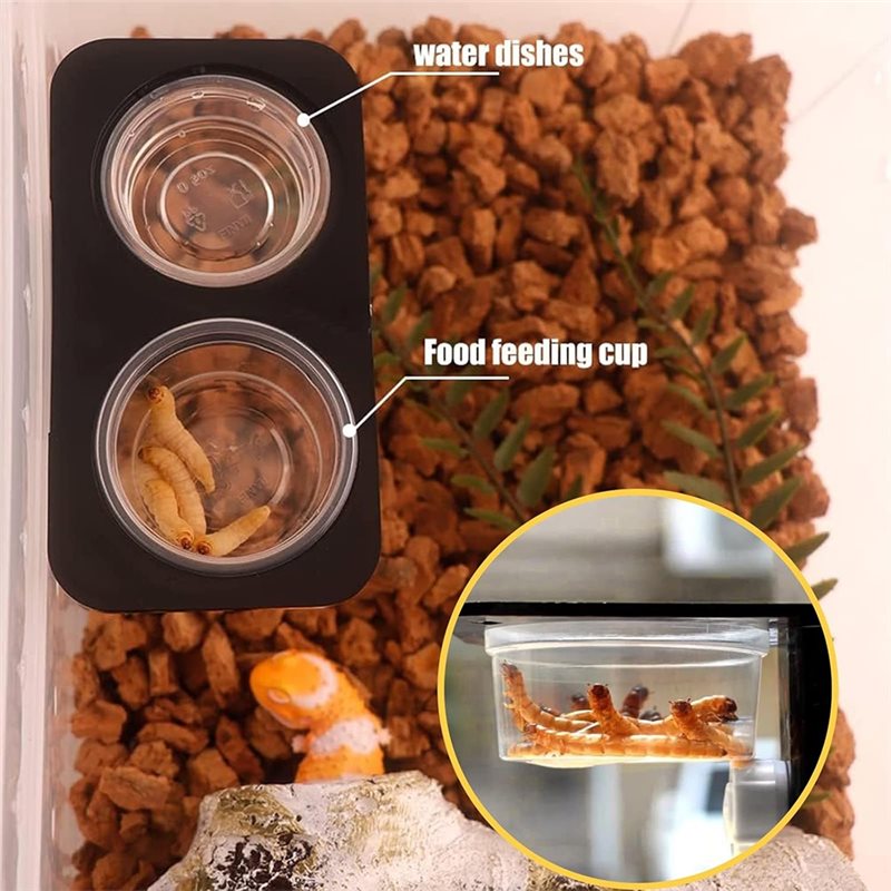 Crested Gecko Food And Water F - Water Dish Reptile recension och pris