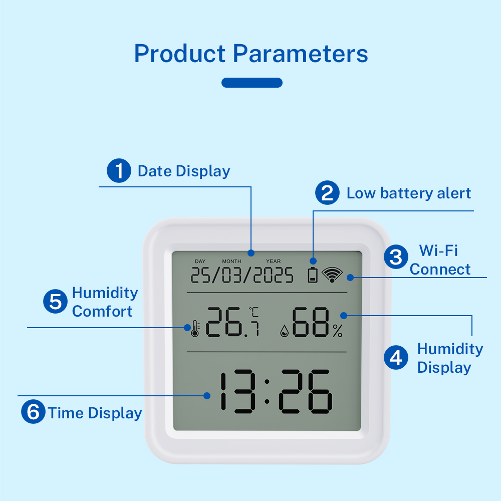Tuya WIFI Temperature Humidity - Digital Hygrometer Probe recension och pris